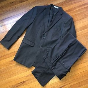 Boys 2 piece grey suit